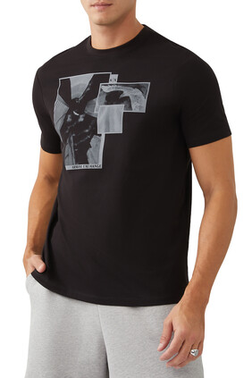 Eagle Cityscape Cotton T-Shirt